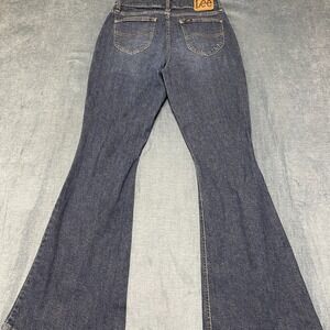 Lee Legendary Flared Jeans Womens 10M 28x32 Blue Cotton Smarter Fit High Rise